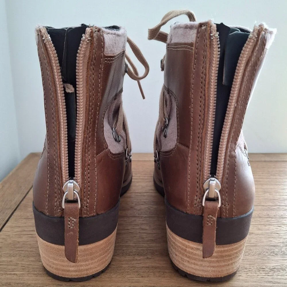 (New) Merrell – Shiloh II Warm Leather Boots (Camel) – Women's 10.5